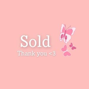 Sold items!